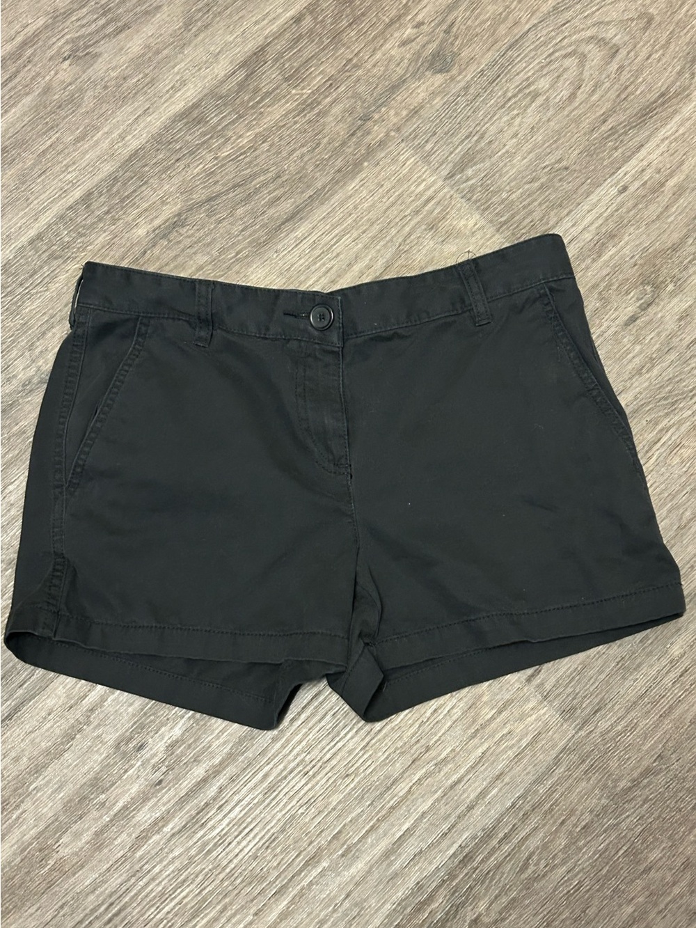 Joe Fresh Black Bermuda Shorts with Buttoned Back Pockets